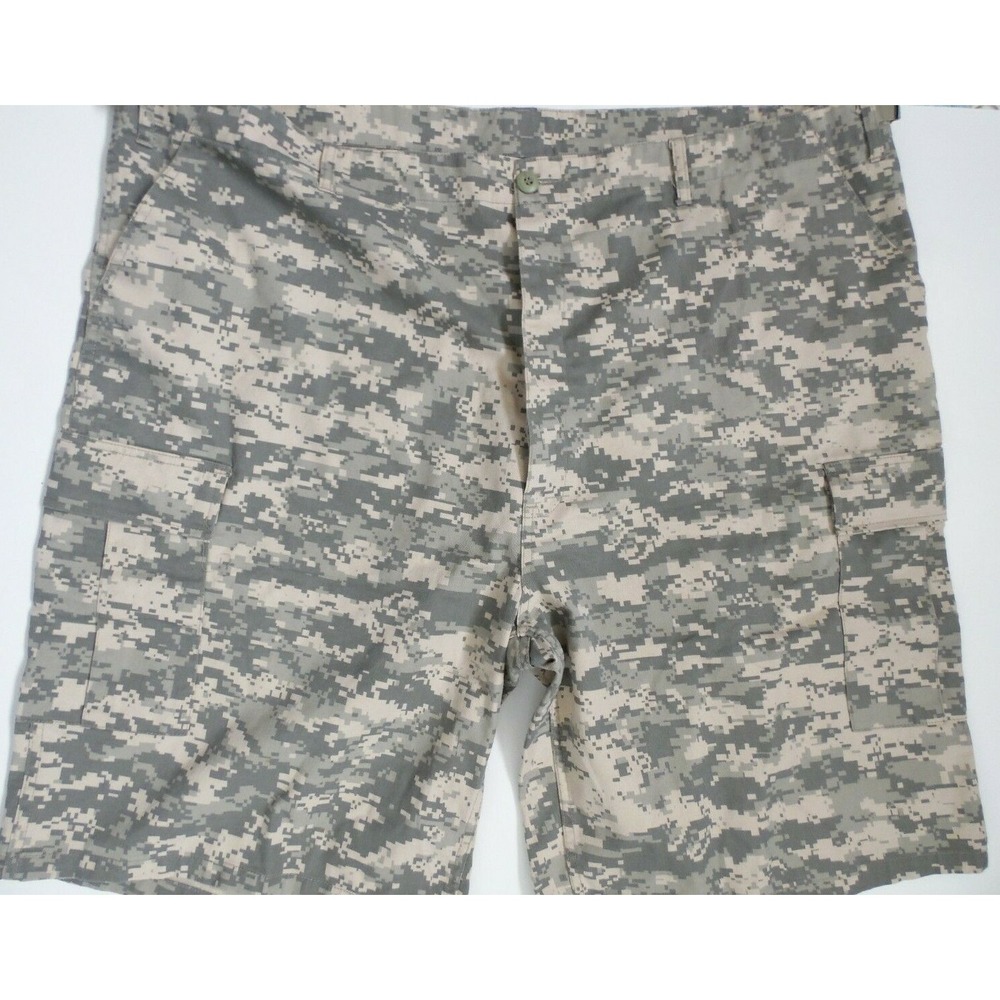 Camo Cargo Shorts Digital Camouflage Utility Outdoor Casual Mens‎